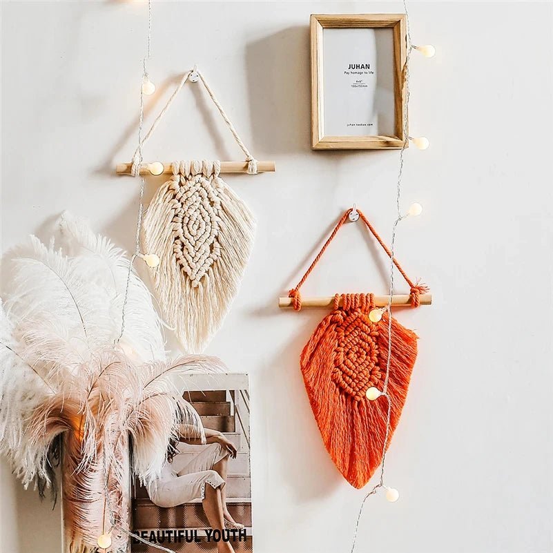 Mini macrame wall hanging