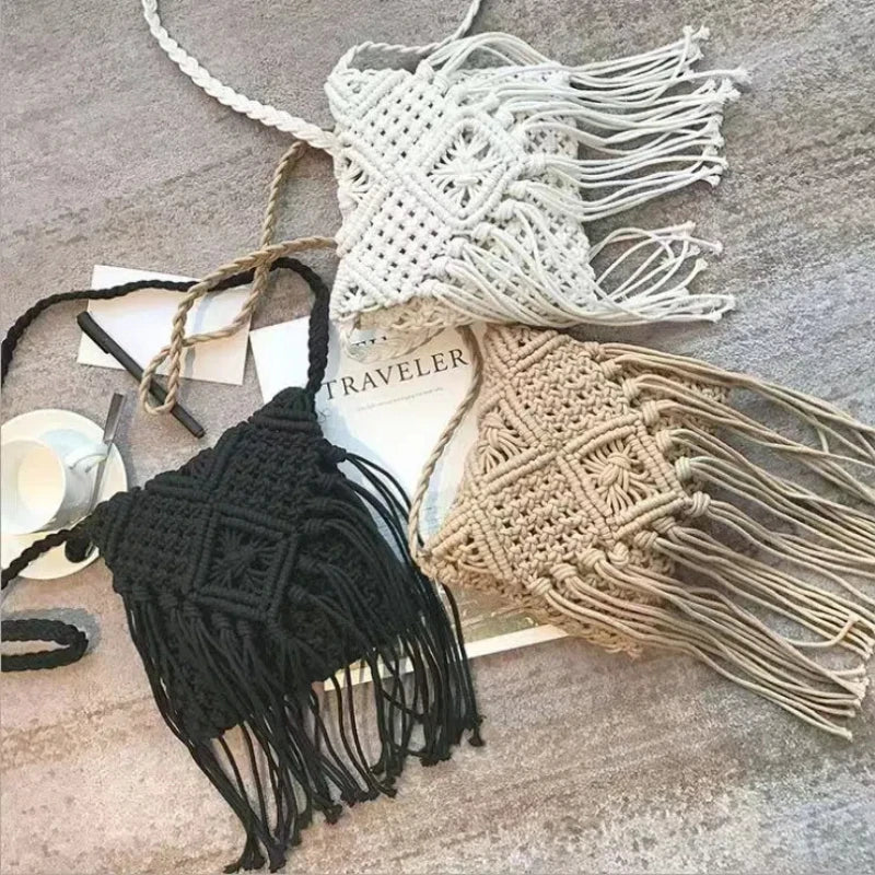 Small macrame bag