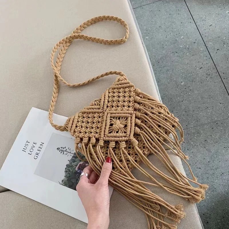 Small macrame bag