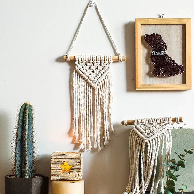 Small macrame wall hanging